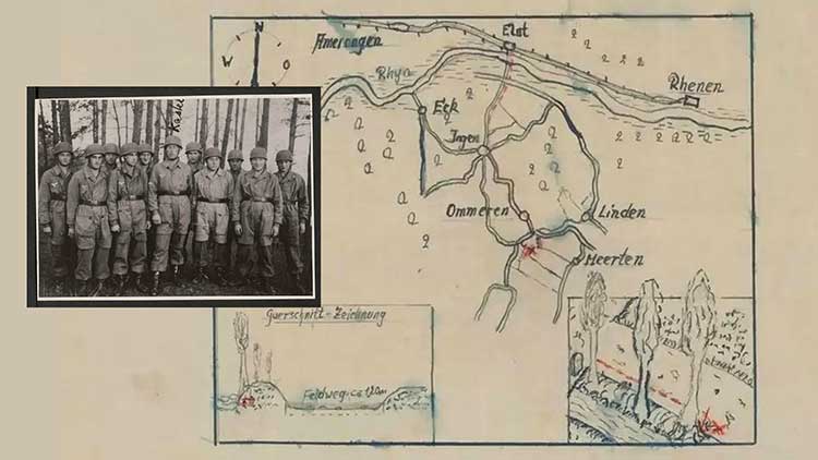 Mapa k pokladu z 2. svetovej vojny zverejnená v holandskom archíve