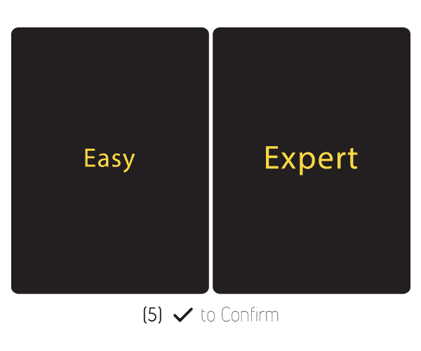 easy expert modes