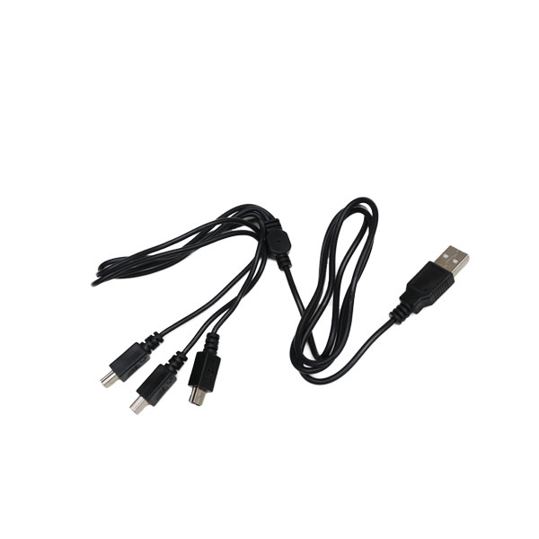 Trojcestný nabíjací USB kábel pre XP DEUS / ORX / MI6