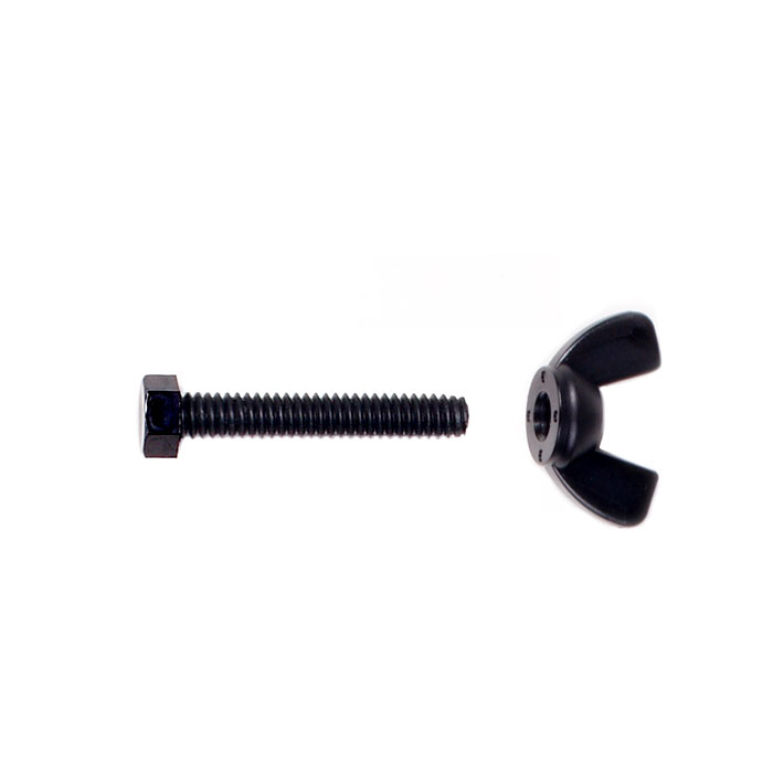 Skrutka s maticou 2″x1/4″ pre uchytenie cievky detektora